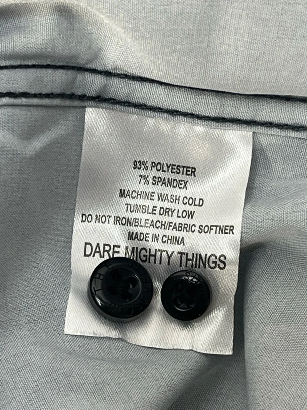 RSVLTS Bayside Cult Album button down in Charcoal. Nick Ghanbarian collab - Picture 8 of 9